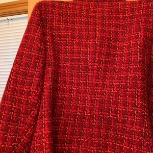 Beautiful, classic red tweed Jackie. In excellent condition.